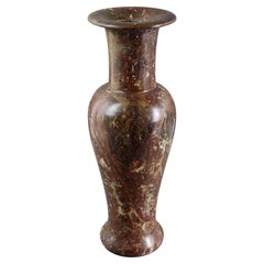 Vaso Marmo Rosso Italiano Neoclassico Grand Tour Roma 1840 stile Etrusco