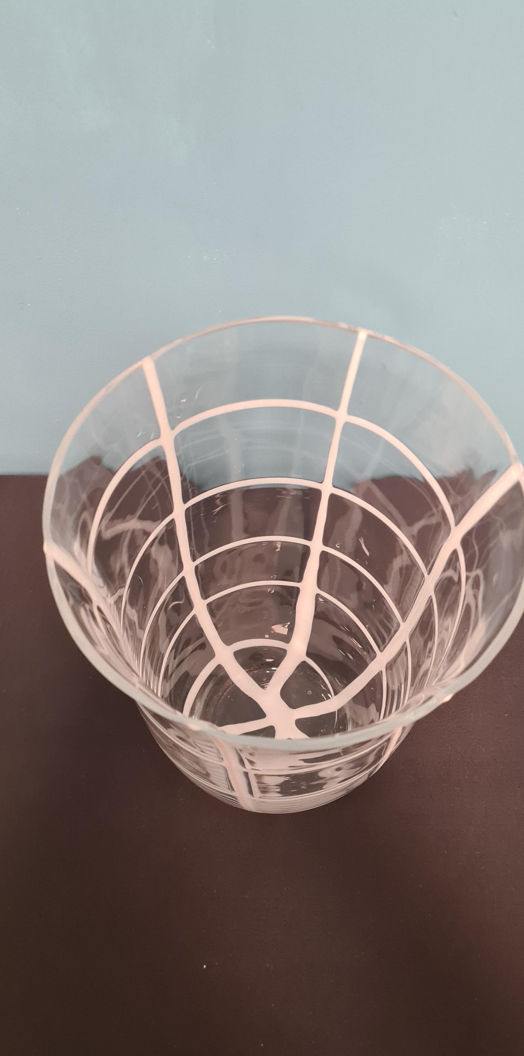 Glass Vaso modello Piombi di Carlo Nason For Sale