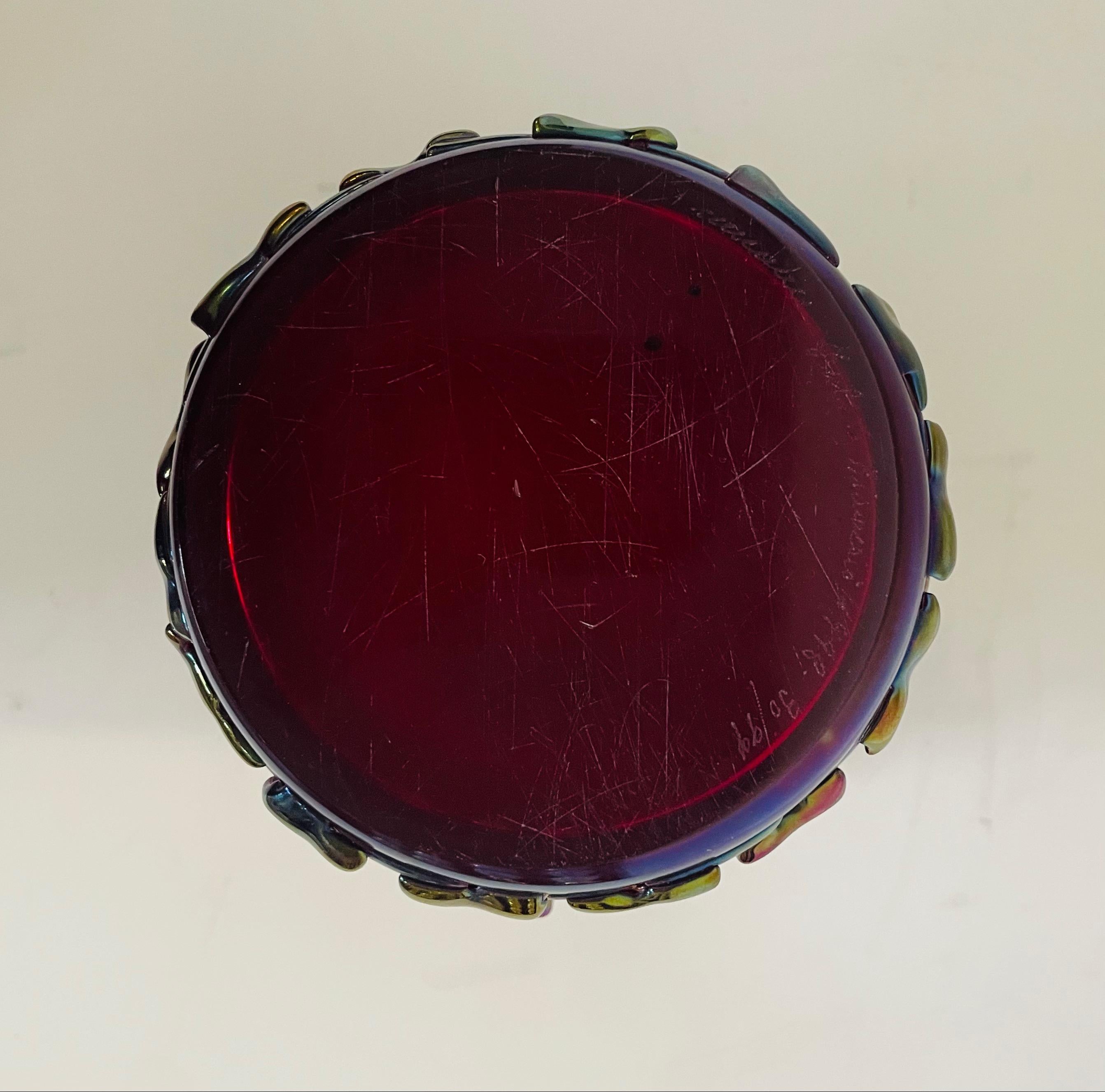 Vaso modello Ritagli, produzione Venini, Designer Fulvio Bianconi (Glas) im Angebot