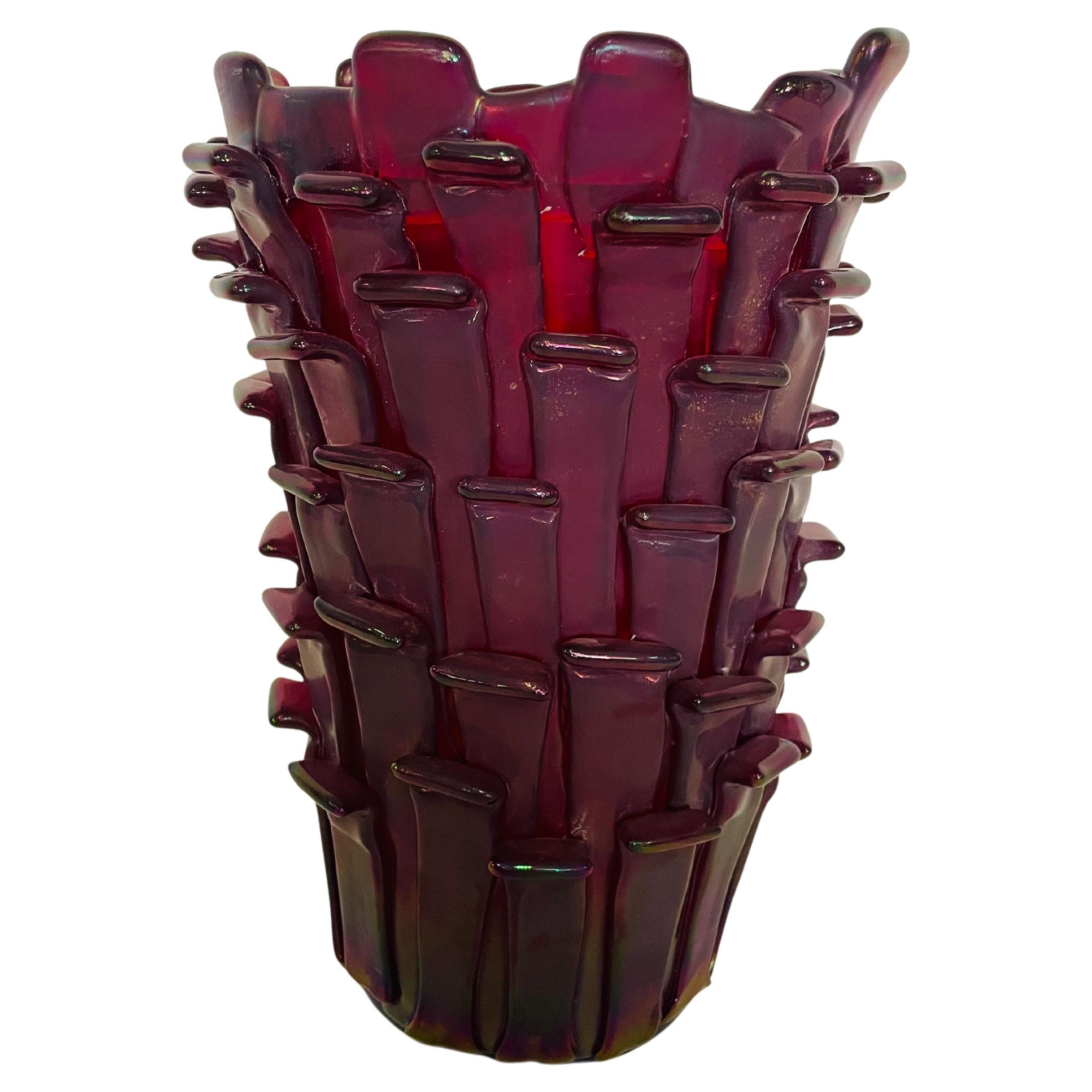 Vaso modello Ritagli, produzione Venini, Designer Fulvio Bianconi