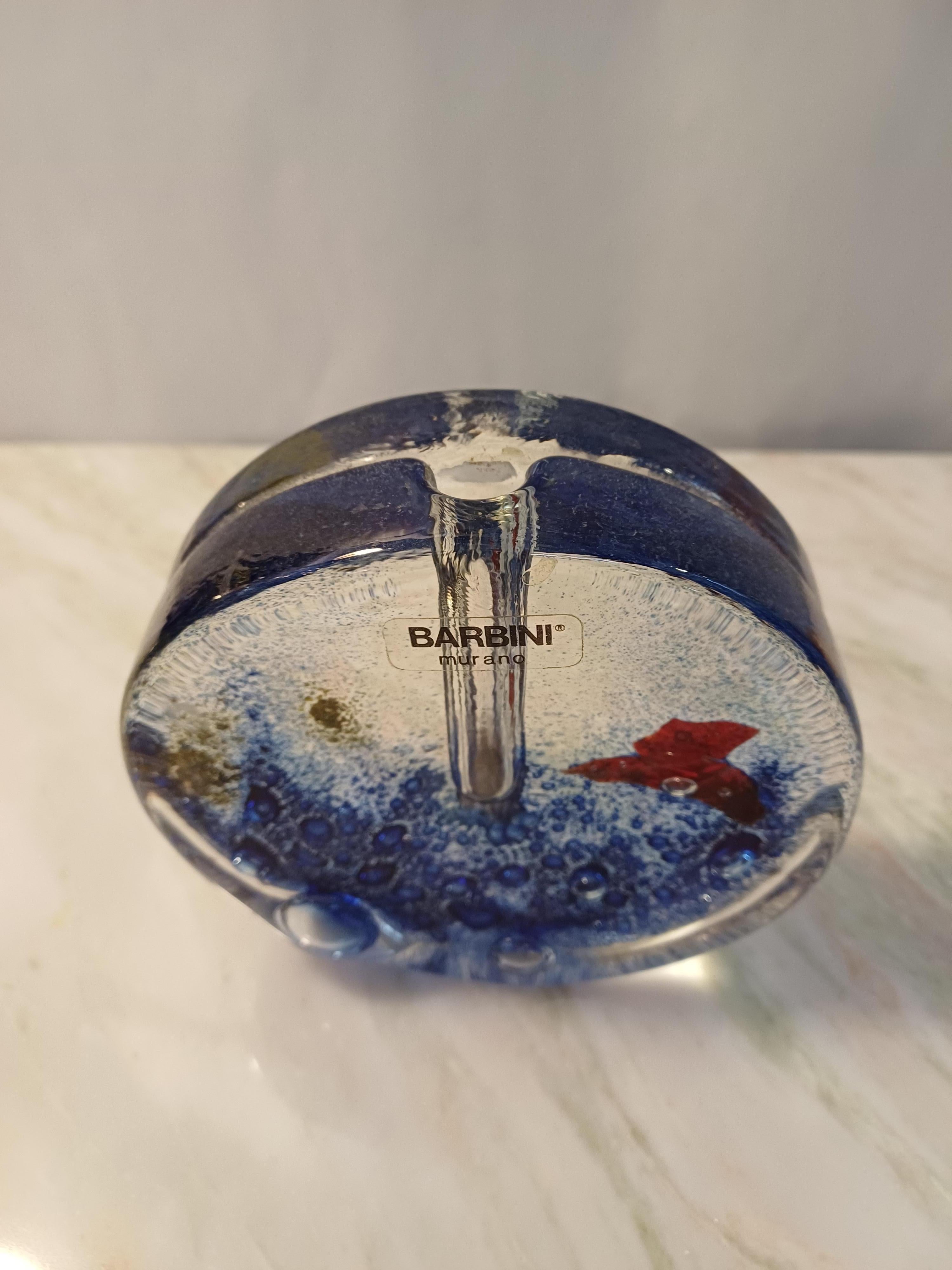 Barbini Murano glass single-flower vase For Sale 1