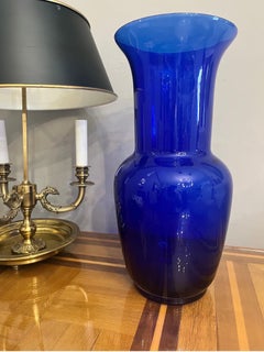 Vaso Murano Blu vintage 1970
