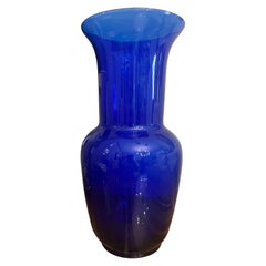 Vaso Murano Blu vintage 1970 Vaso Murano Blu vintage 1970