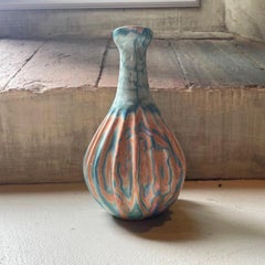 Vase No. 126 marbled glazed ceramic