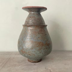 Vase No. 130 red glazed stoneware ceramic