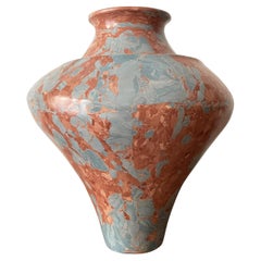Vaso n.173 Marble effect ceramic vase
