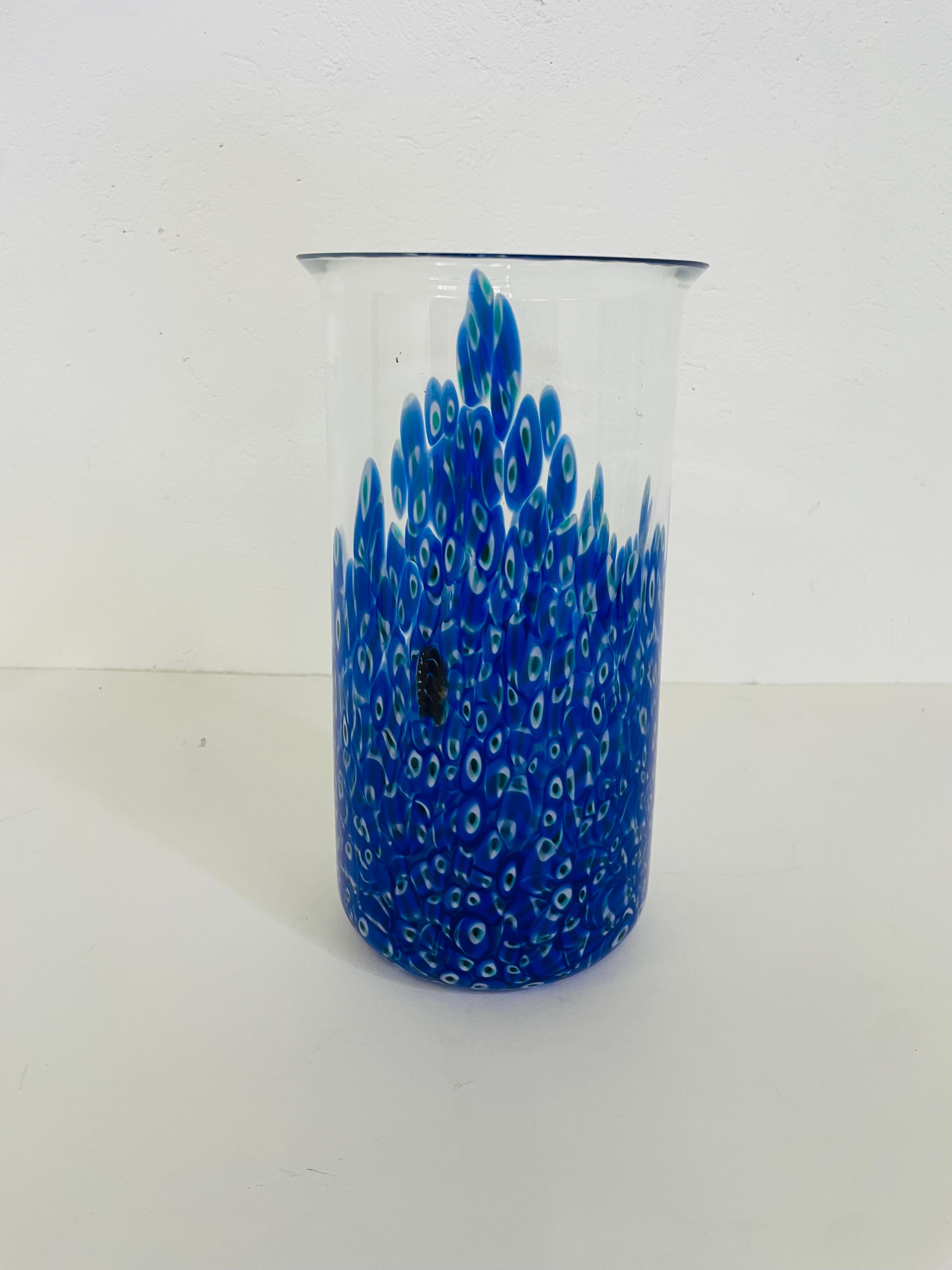 Mid-Century Modern Neverrino vase by Gae aulenti for Vistosi For Sale