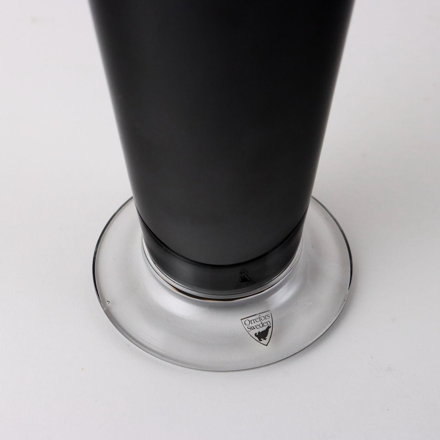 Vase Orrefors Suède 20e siècle Bon état - En vente à Milano, IT