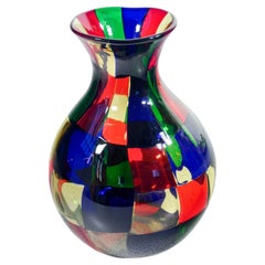Vaso "Pezzato" serie Parigi, design Fulvio BIANCONI per VENINI. Murano, 1950