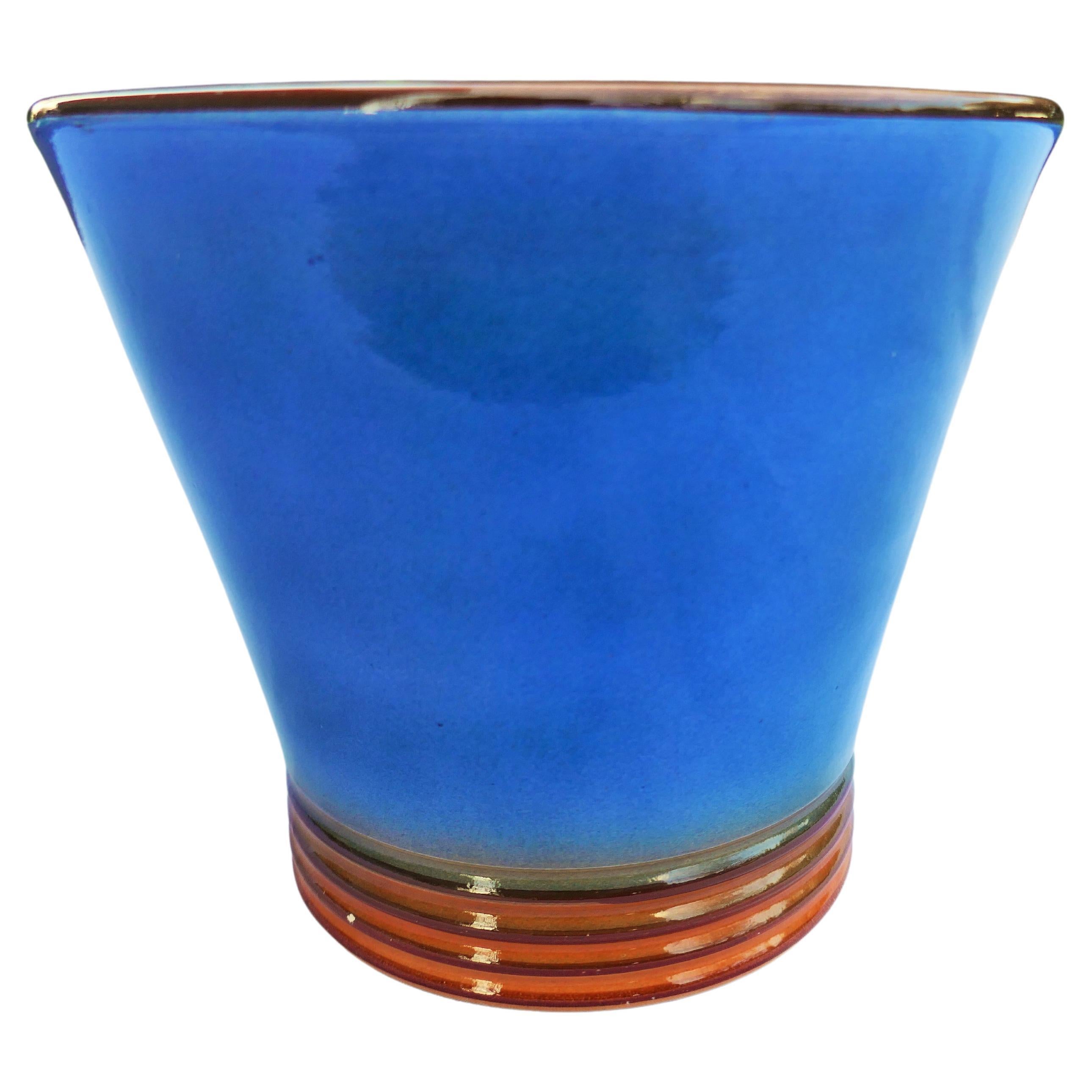 Possible vase fabriqué par Galvani et décoré par Angelo Simonetto en vente 4