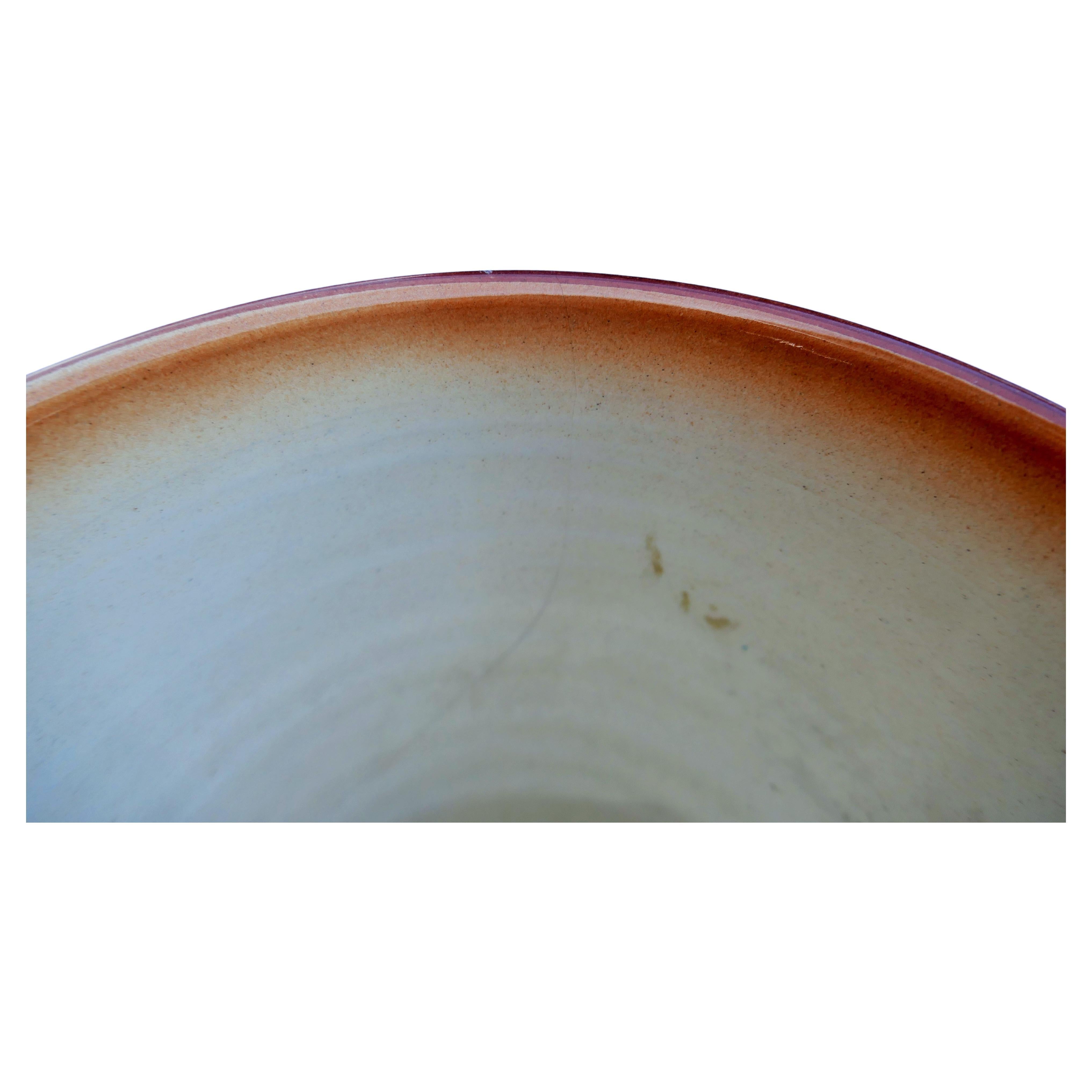 Möglicherweise von Galvani hergestellte und von Angelo Simonetto dekorierte Vase (Keramik) im Angebot