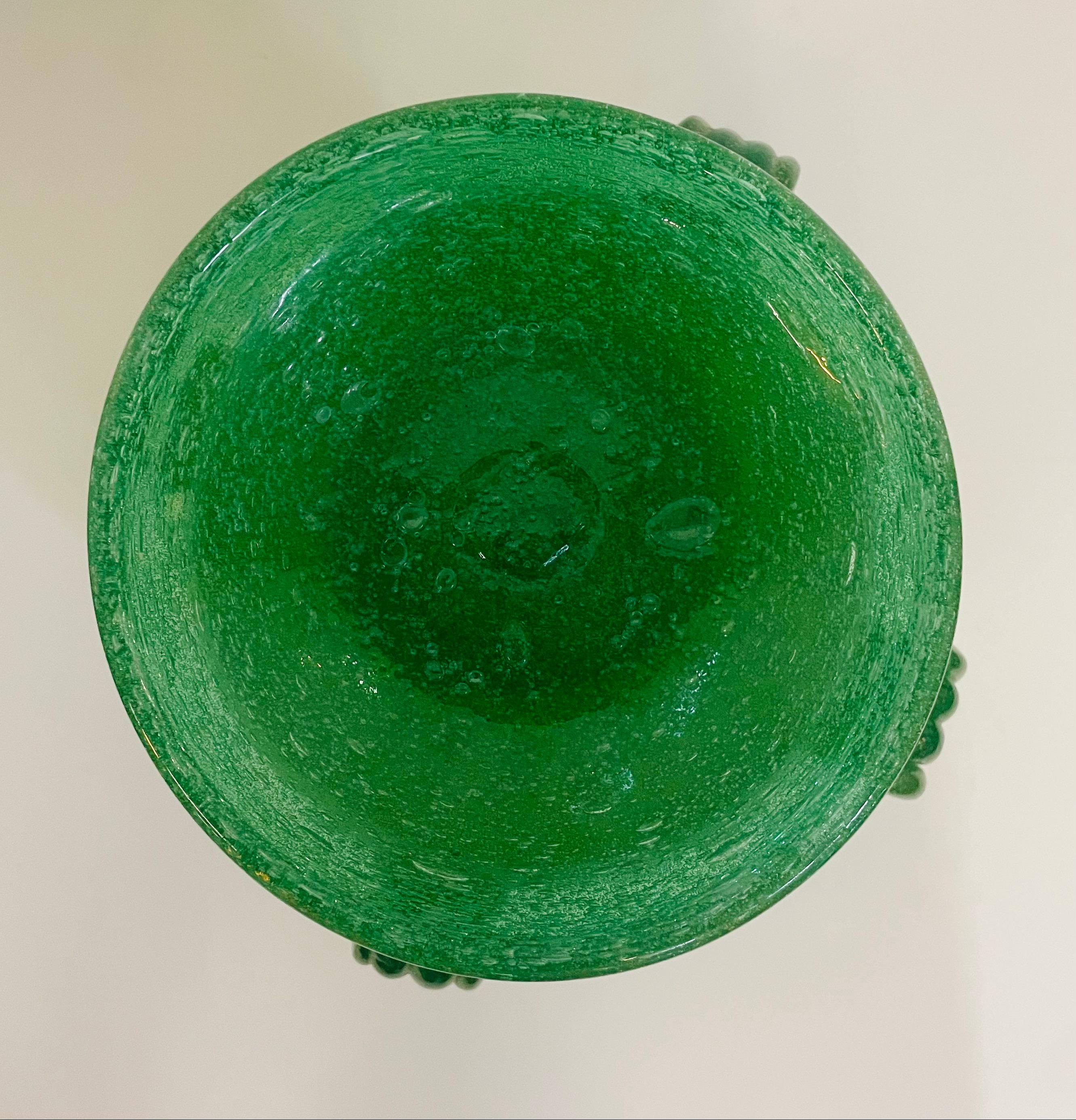 Vase Pulegoso de Napoleone Martinuzzi pour Venini en vente 5