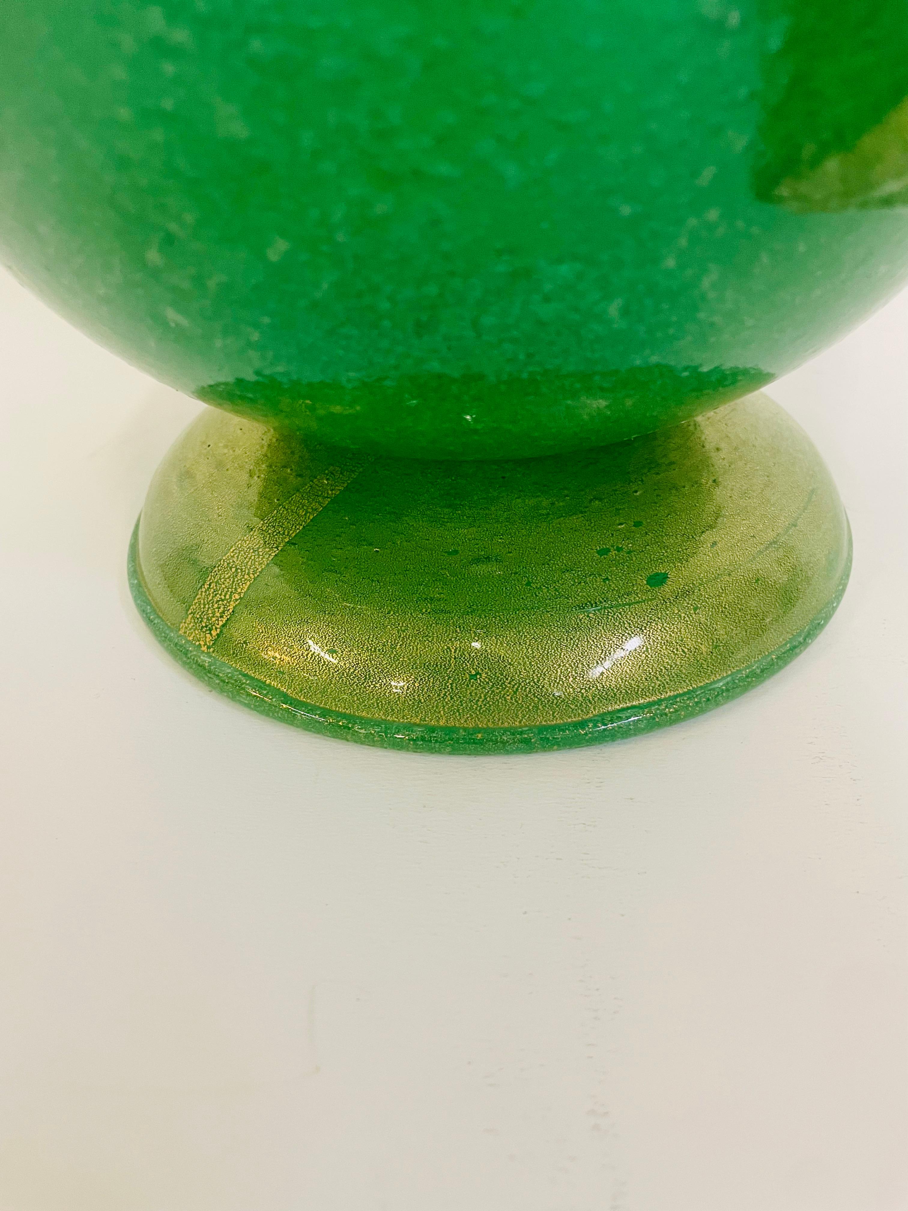 Vase Pulegoso de Napoleone Martinuzzi pour Venini en vente 2
