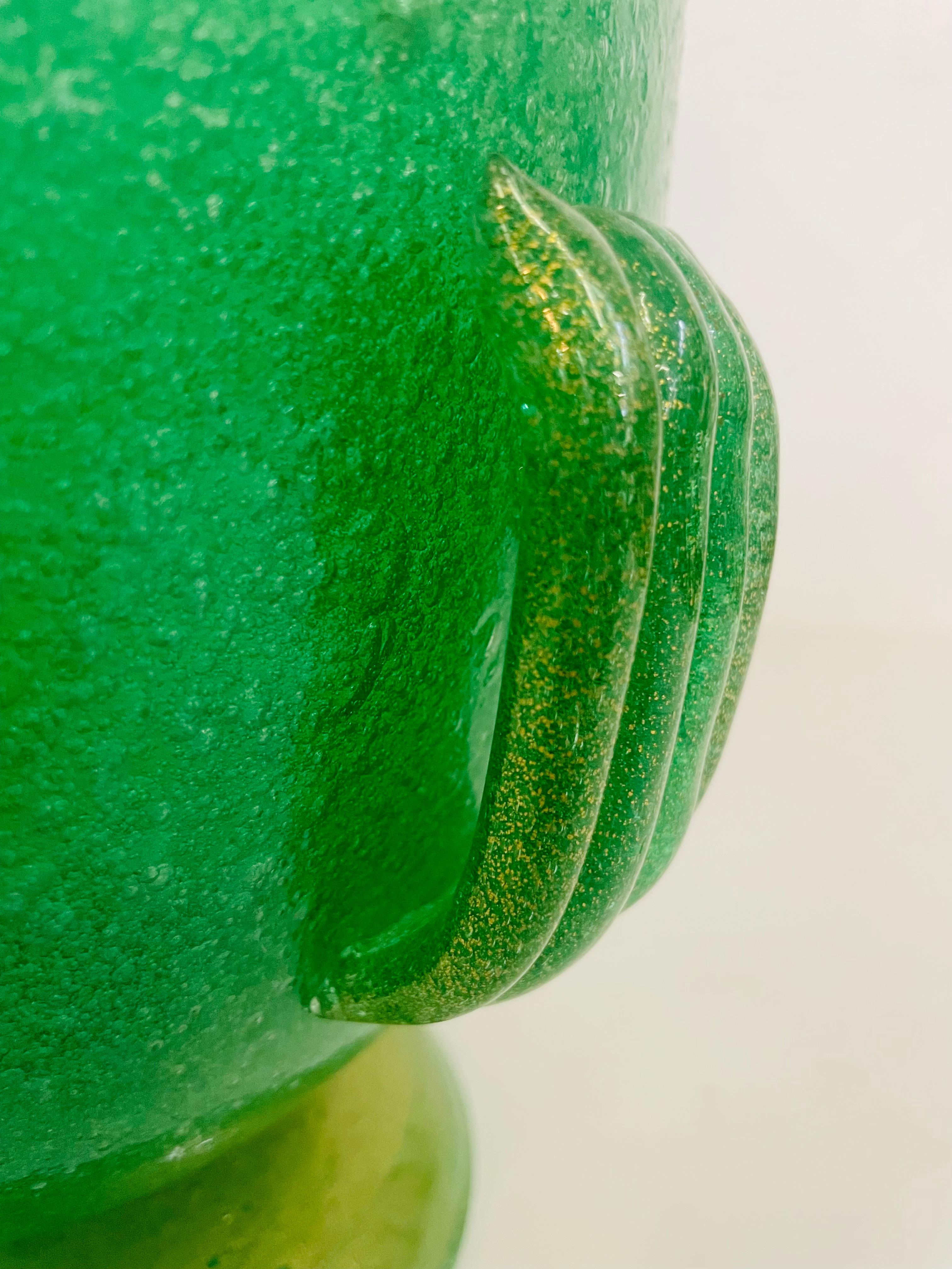 Vase Pulegoso de Napoleone Martinuzzi pour Venini en vente 3