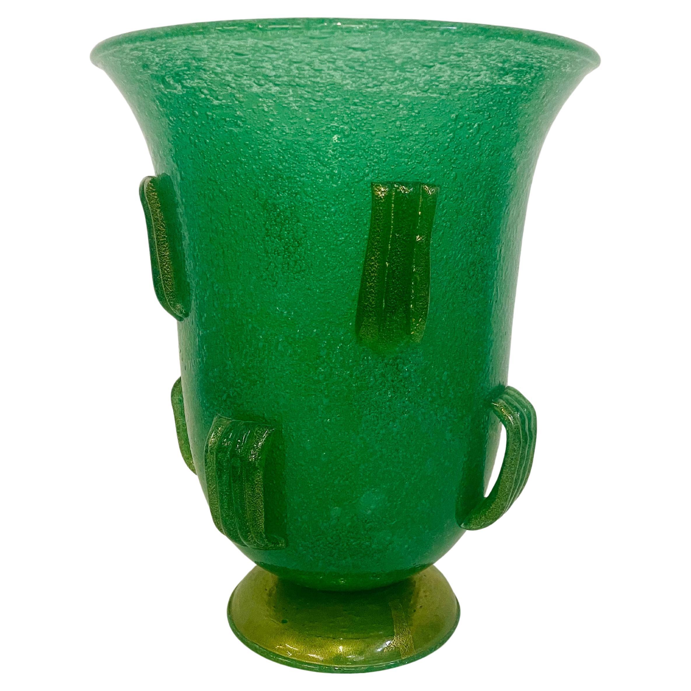 Vase Pulegoso de Napoleone Martinuzzi pour Venini en vente