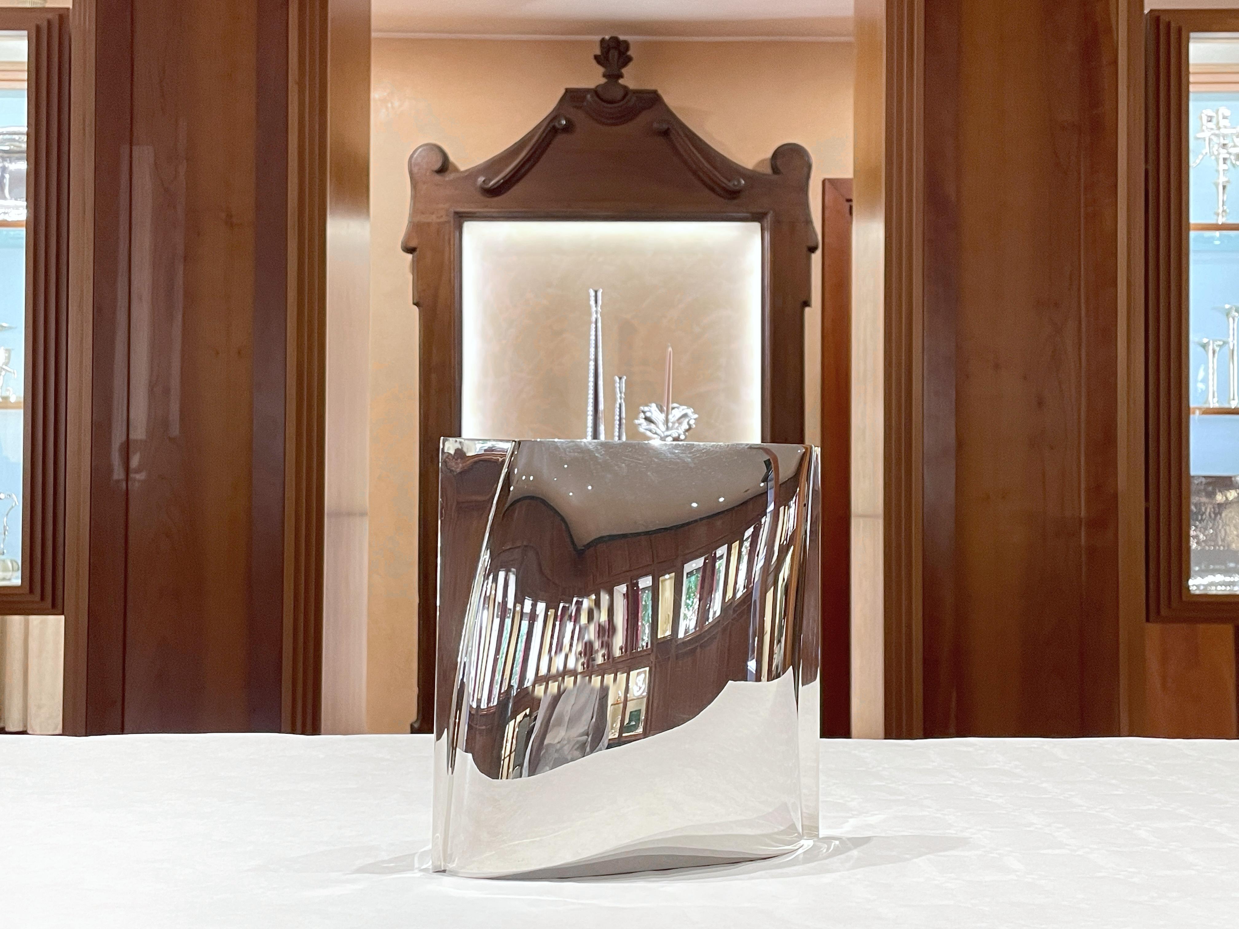 da uomo o donna Vaso Quadro grande De Vecchi Milano 1935 in argento sterling 925 in vendita