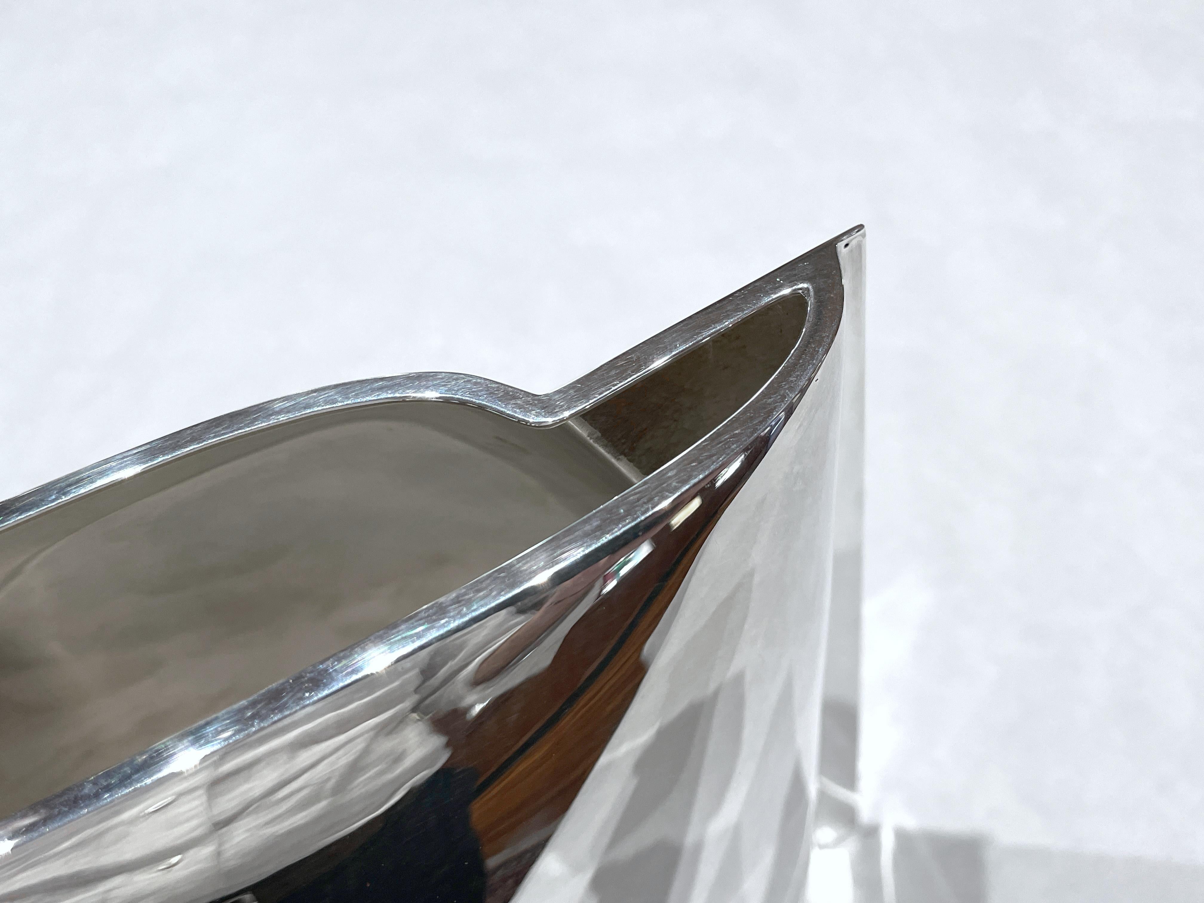 Vaso Quadro grande De Vecchi Milano 1935 in argento sterling 925 in vendita 4