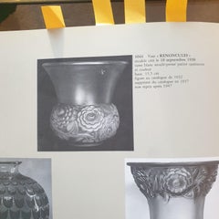 Vase 'Ranuncoli' de Renè Lalique 1930