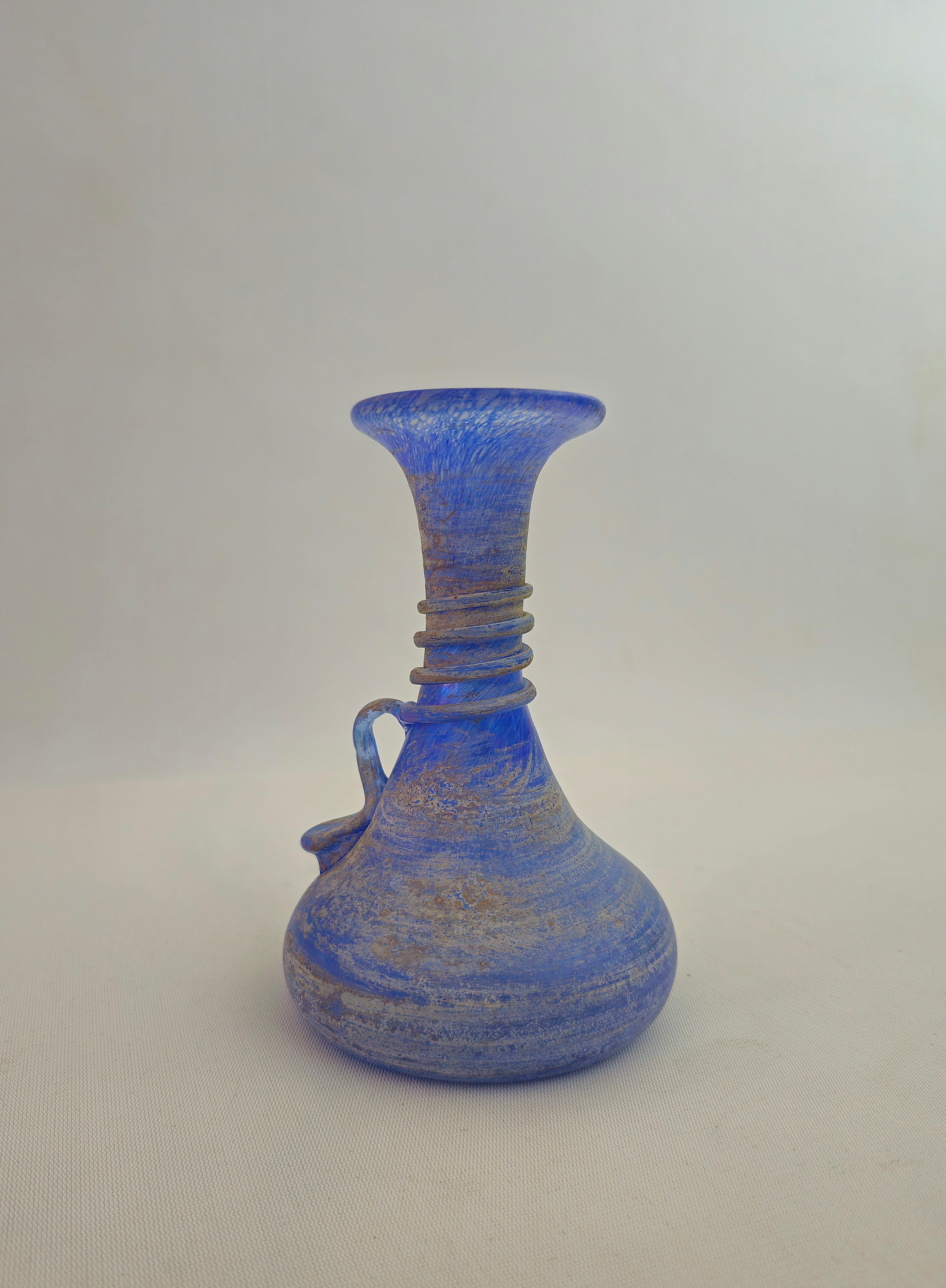 Italiano Vaso Scavo Oggetti decorativi in vetro di Murano di Seguso Italia 1960s in vendita
