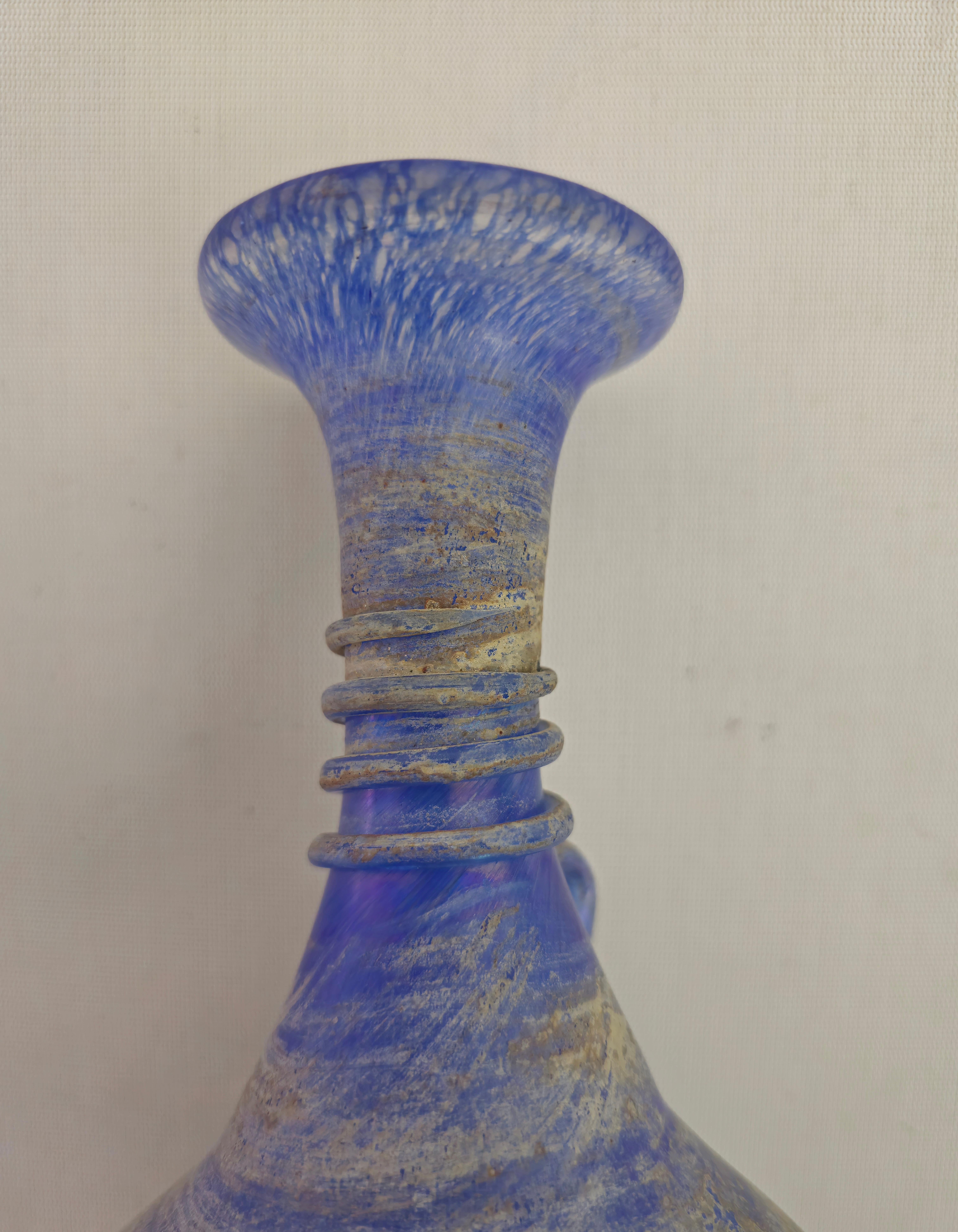 XX secolo Vaso Scavo Oggetti decorativi in vetro di Murano di Seguso Italia 1960s in vendita