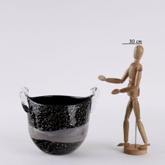 Scherzer black vase Germany 80s 90s