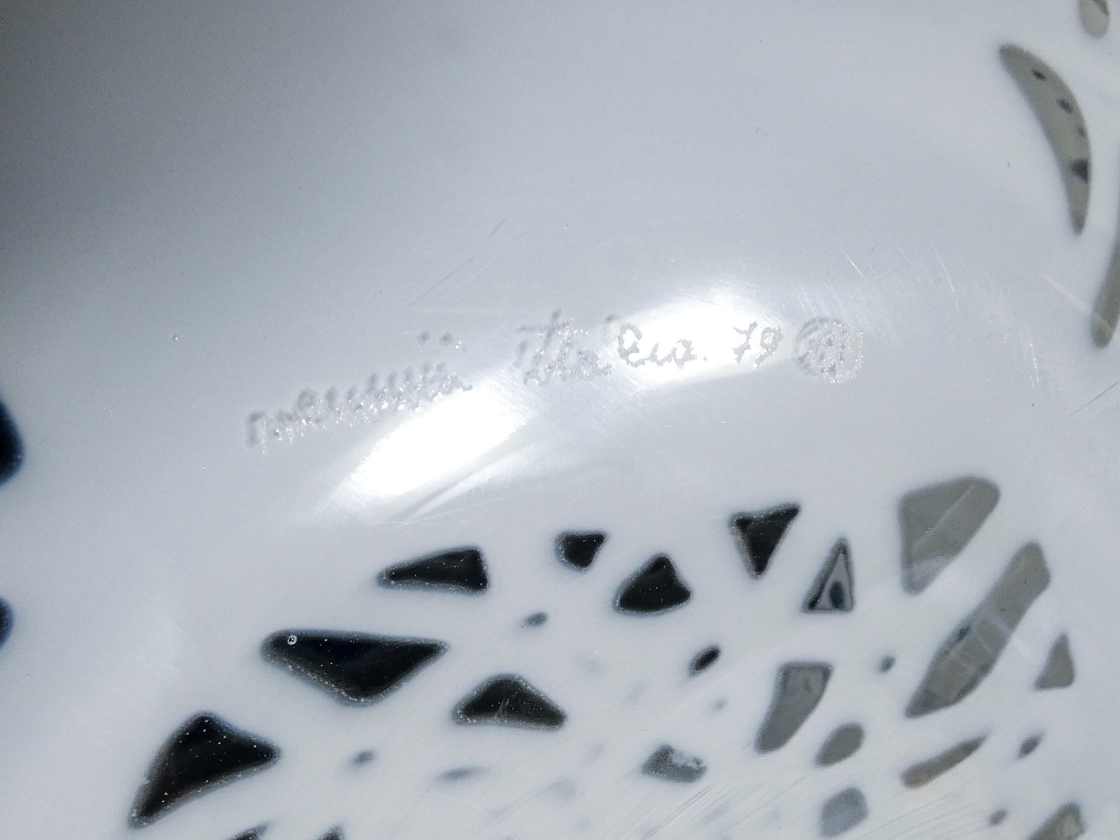 Vase, Merletti series, design THORSSEN & KARLSSON for VENINI. Murano, 1979 5