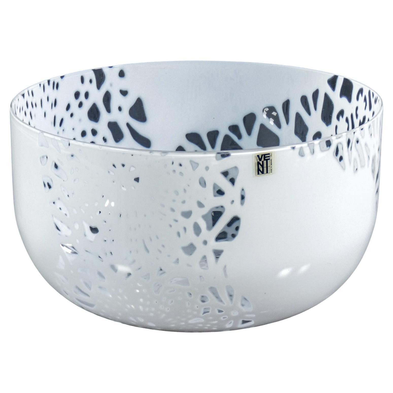 Vase, Merletti series, design THORSSEN & KARLSSON for VENINI. Murano, 1979