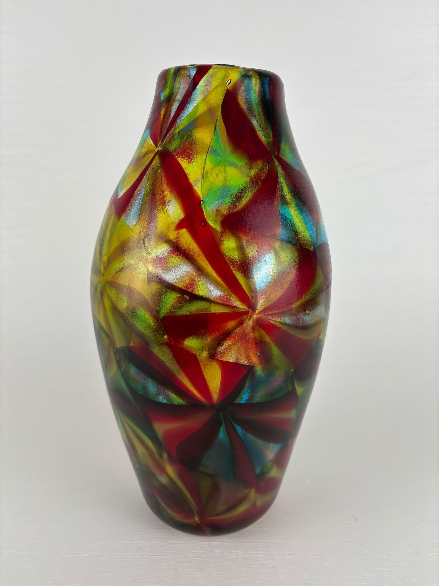 Italian Vaso Stellato di Polio Pereida For Sale