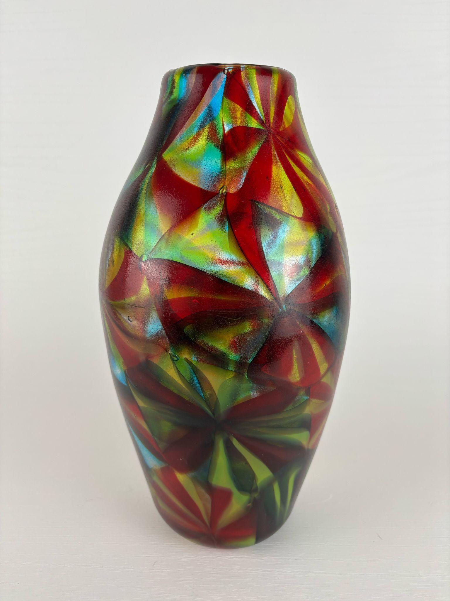 Vaso Stellato di Polio Pereida In Excellent Condition For Sale In Rome, IT
