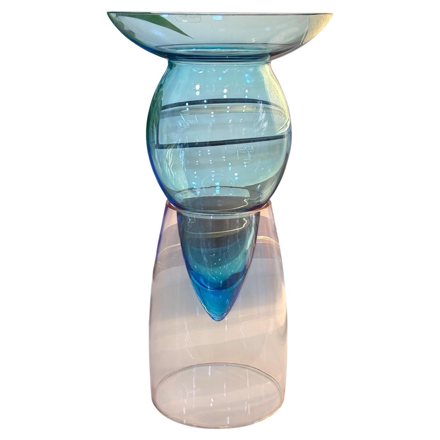VeArt Venice Murano Vase Vintage 80s