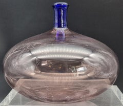 Vase en verre de Murano Venini - signé "Venini Italia", vers les années 1960-70.