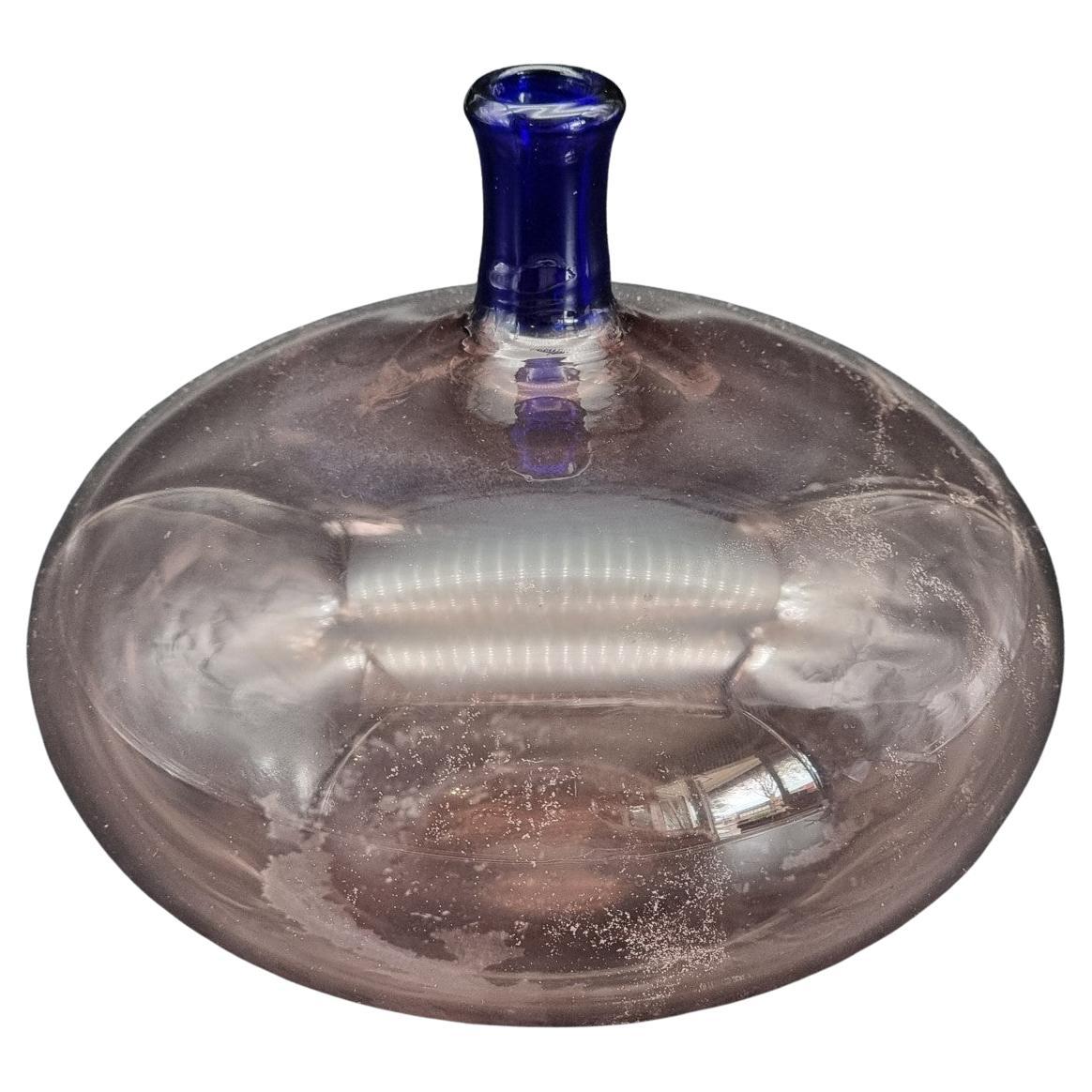 Jarrón Venini de cristal de Murano - firmado "Venini Italia", c. 1960s-70s. en venta