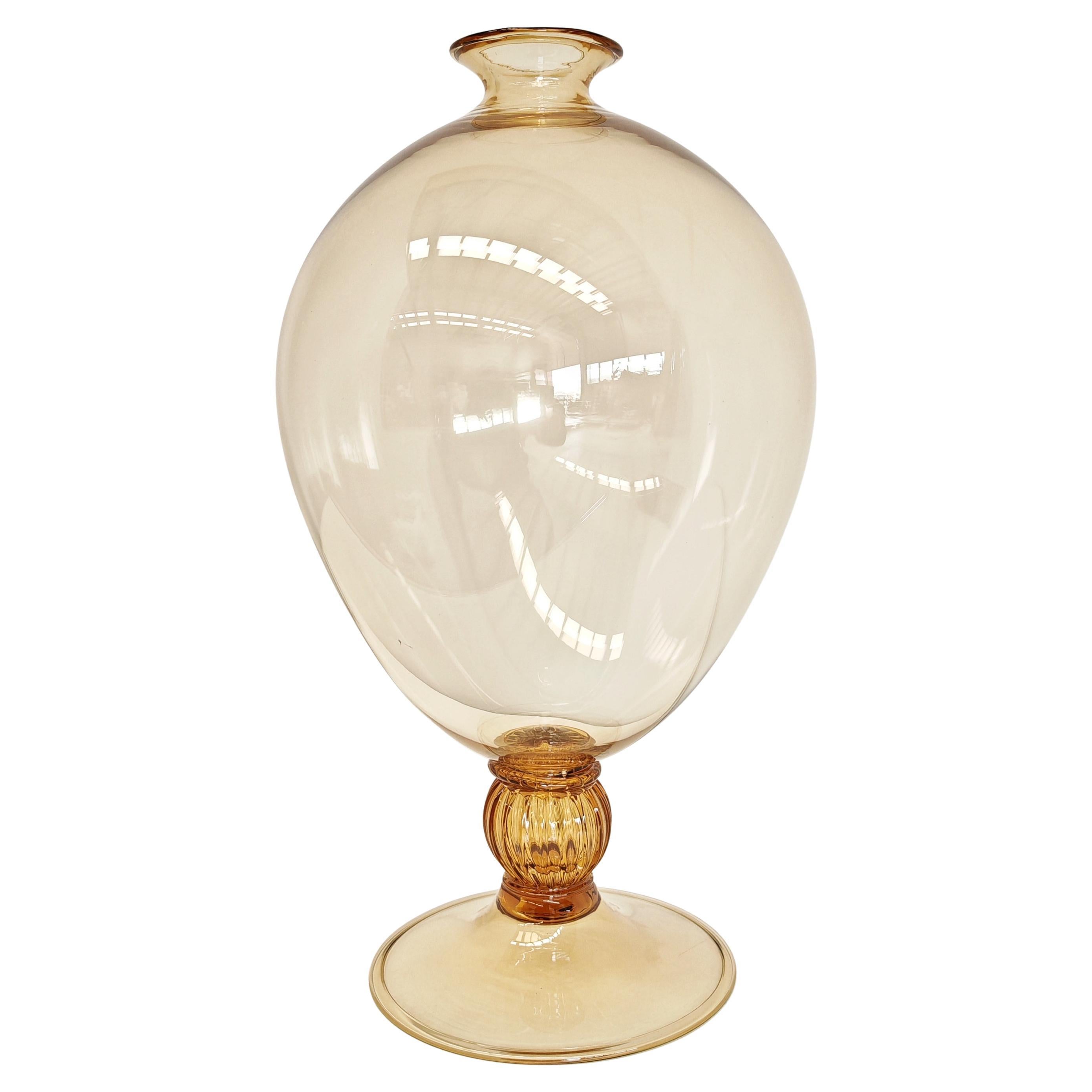 "Veronese" vase  1633, by V Zecchin, Venini Murano 43 cm produced 1930s 40s For Sale