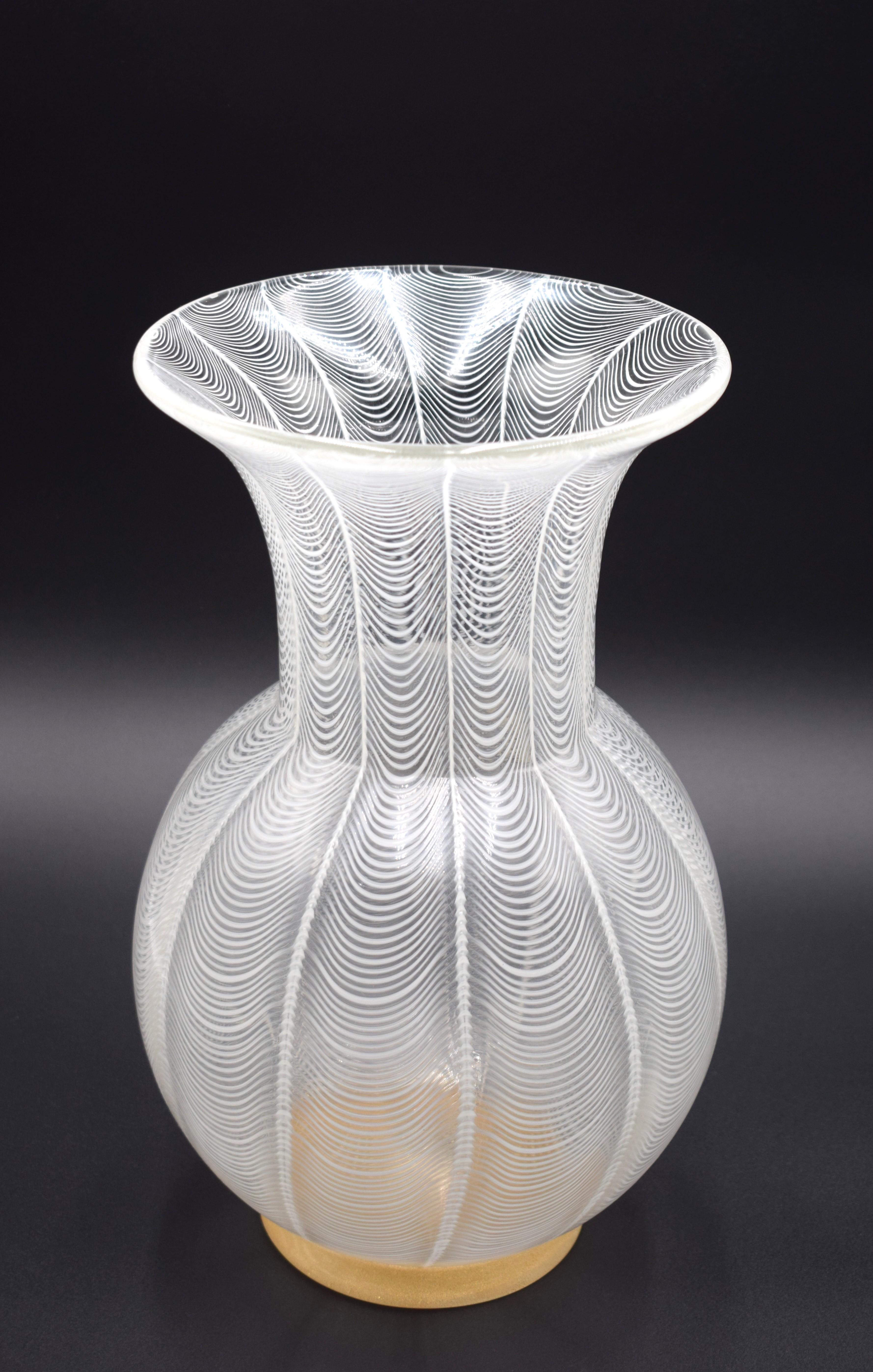 Mid-Century moderno Vaso Zanetti, Murano, anni '70. in vendita