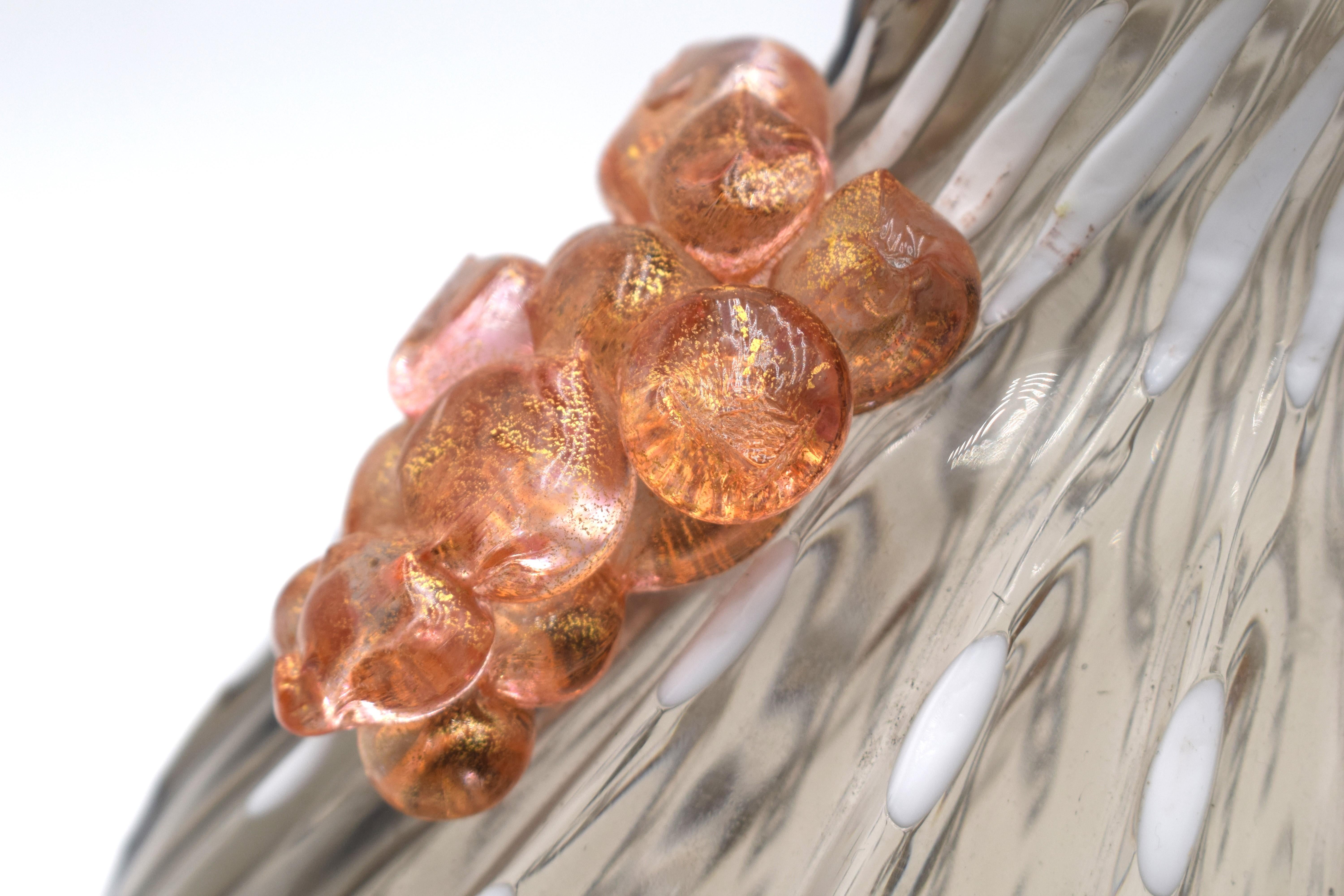 Zanetti vase, Murano glass, 1970s. For Sale 2
