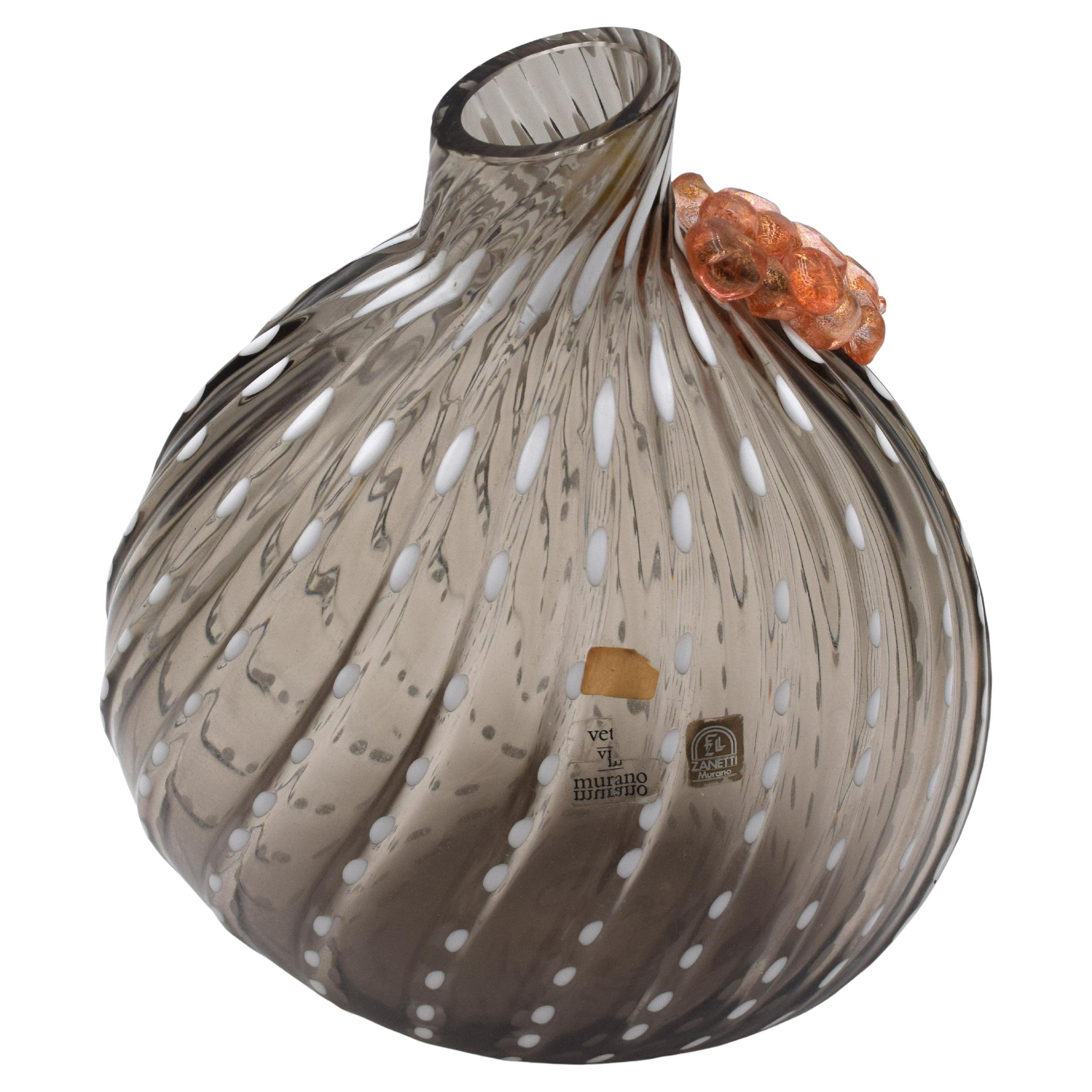 Zanetti vase, Murano glass, 1970s.