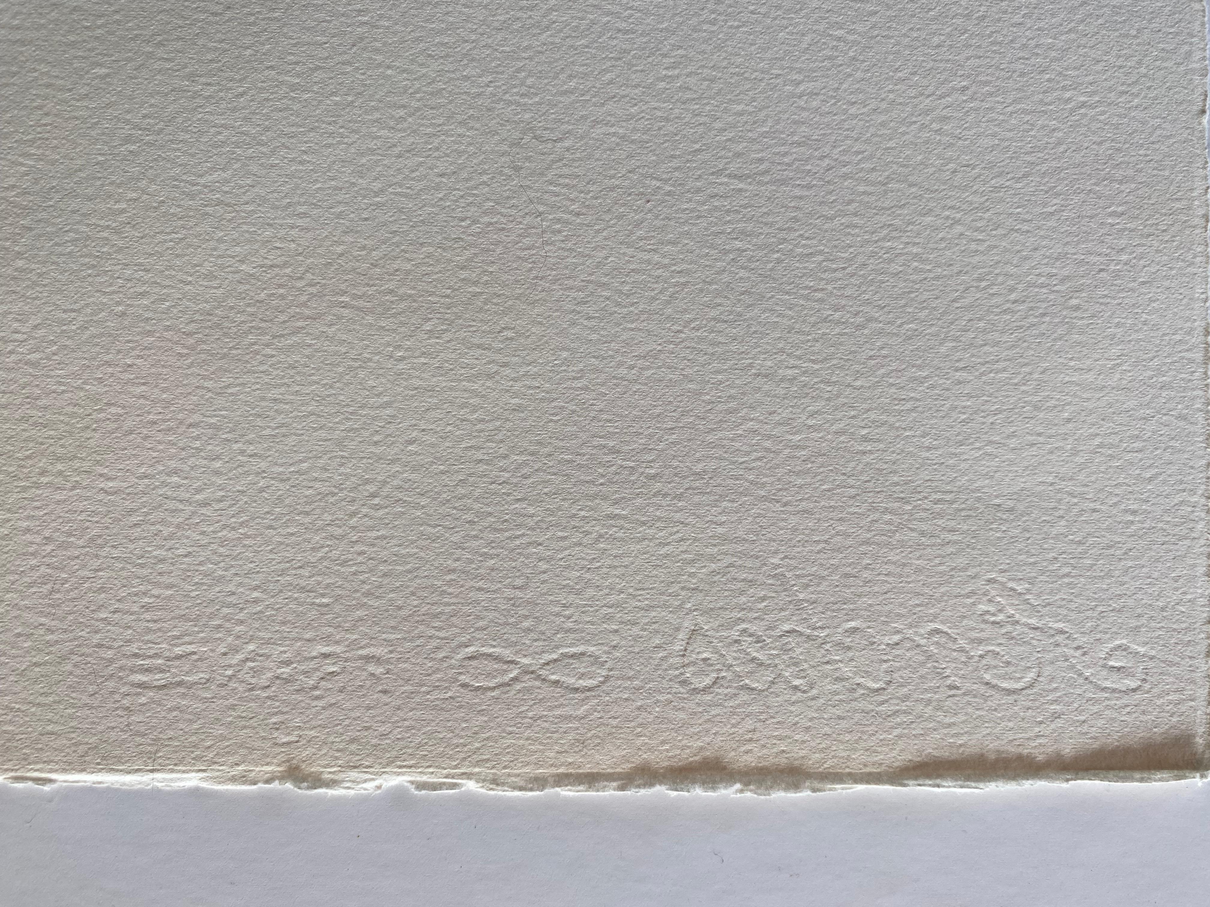 Vassilakis Takis - Signals  Lithograph on Arches vellum paper 1989 For Sale 5