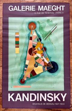 Poster della mostra di Vassily Kandinsky Galerie Maeght, 1965