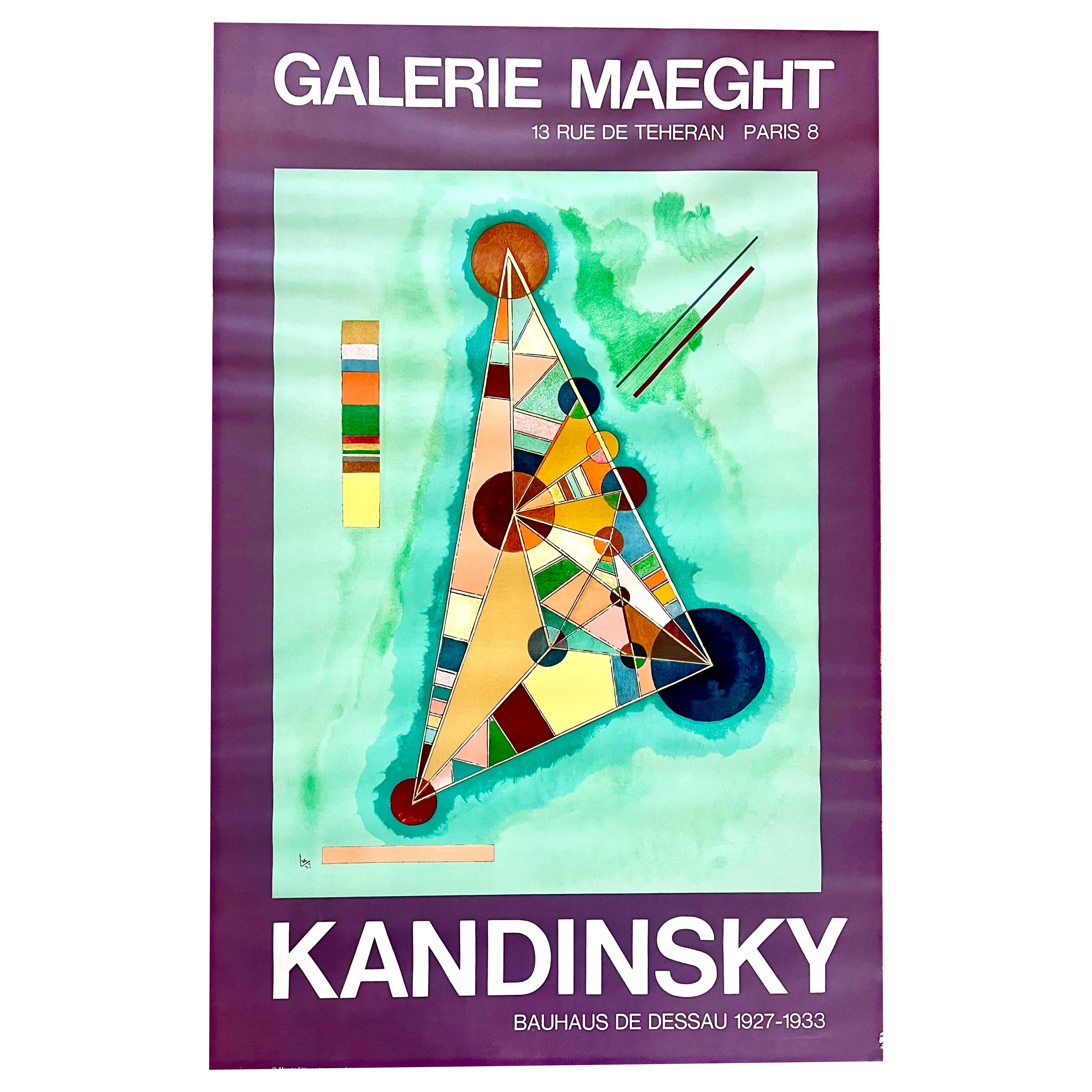 Vassily Kandinsky Galerie Maeght Exhibition Poster, 1965