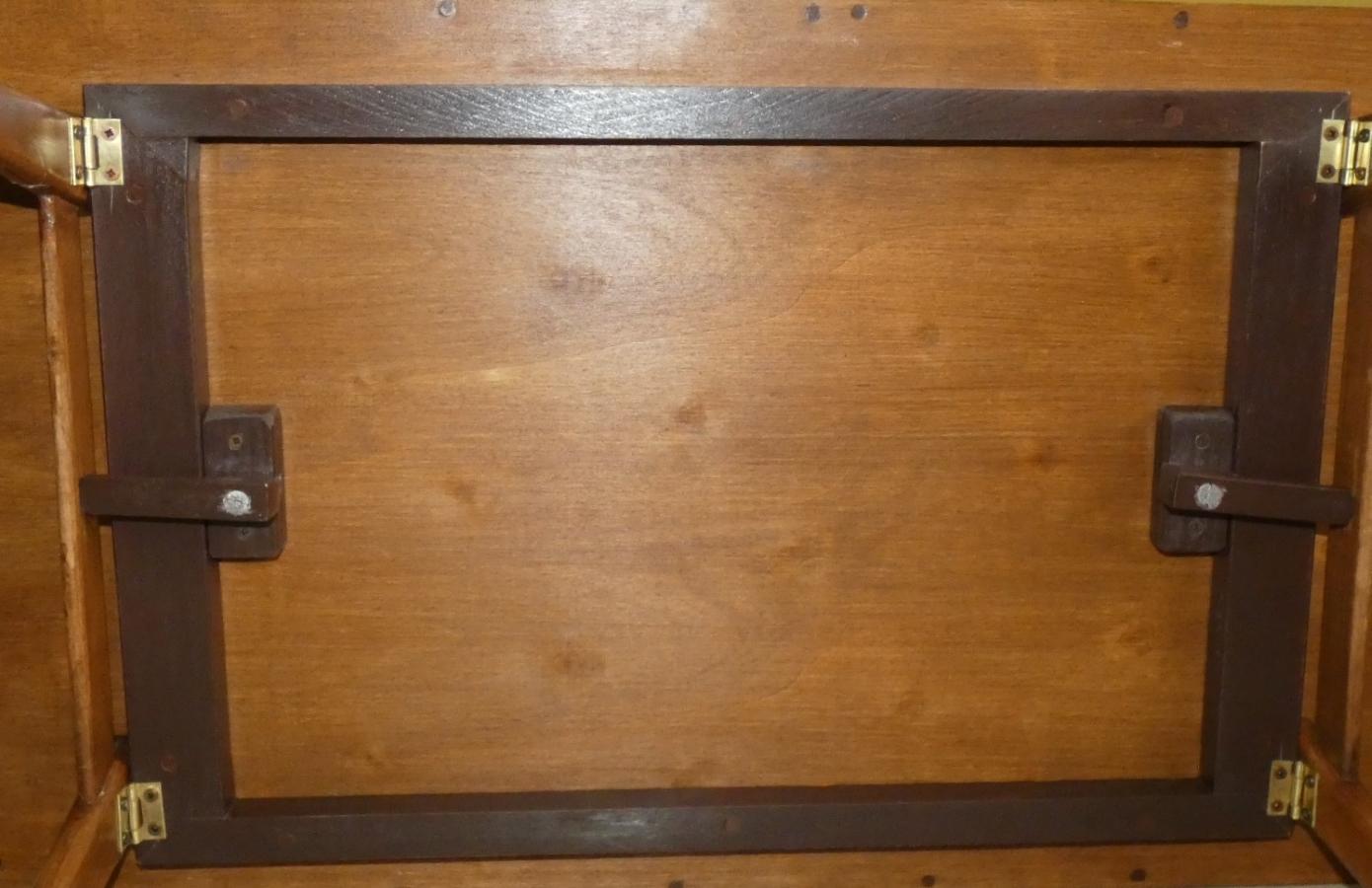 Fait main Vassoio da caffè Art Deco in legno e formica, Italia, anni '30 en vente