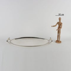 Messulam Milan Silver Tray Mid 1900s ca
