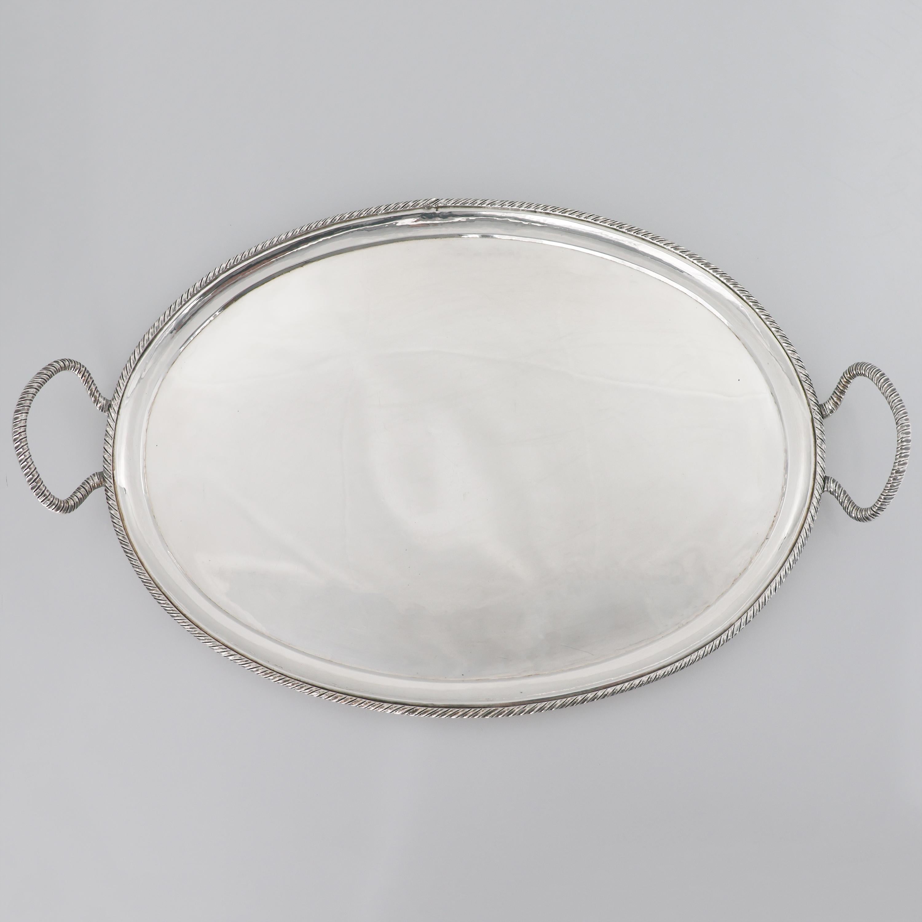 Silver tray, assayer Zuan Piero Grappiglia, Venice, 18th century
