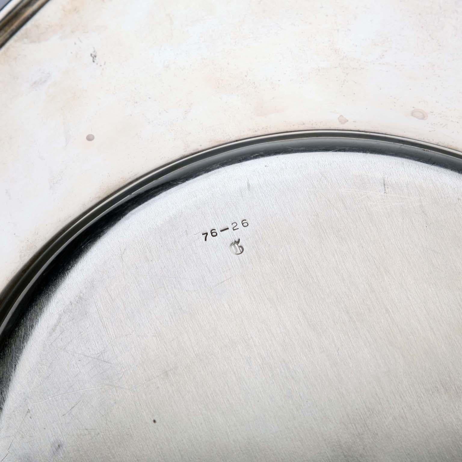 Vassoio in Argento Sterling Frank M. Whiting & Co U.S.A. Primi '900 im Angebot 3