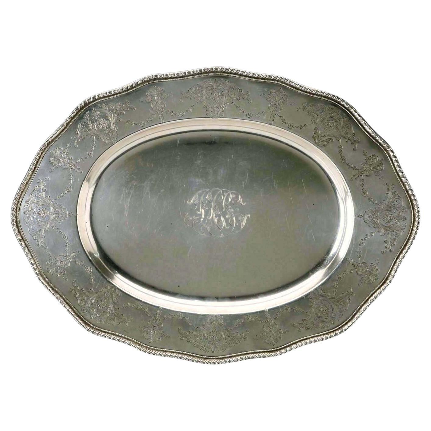 Vassoio in Argento Sterling Frank M. Whiting
Co U.S.A. Primi
900