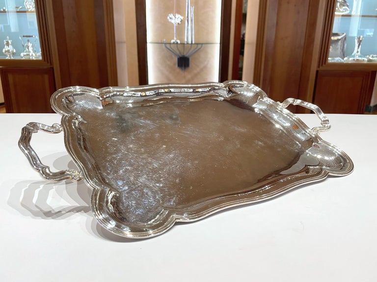 Plateau Argent Art Nouveau d'occasion