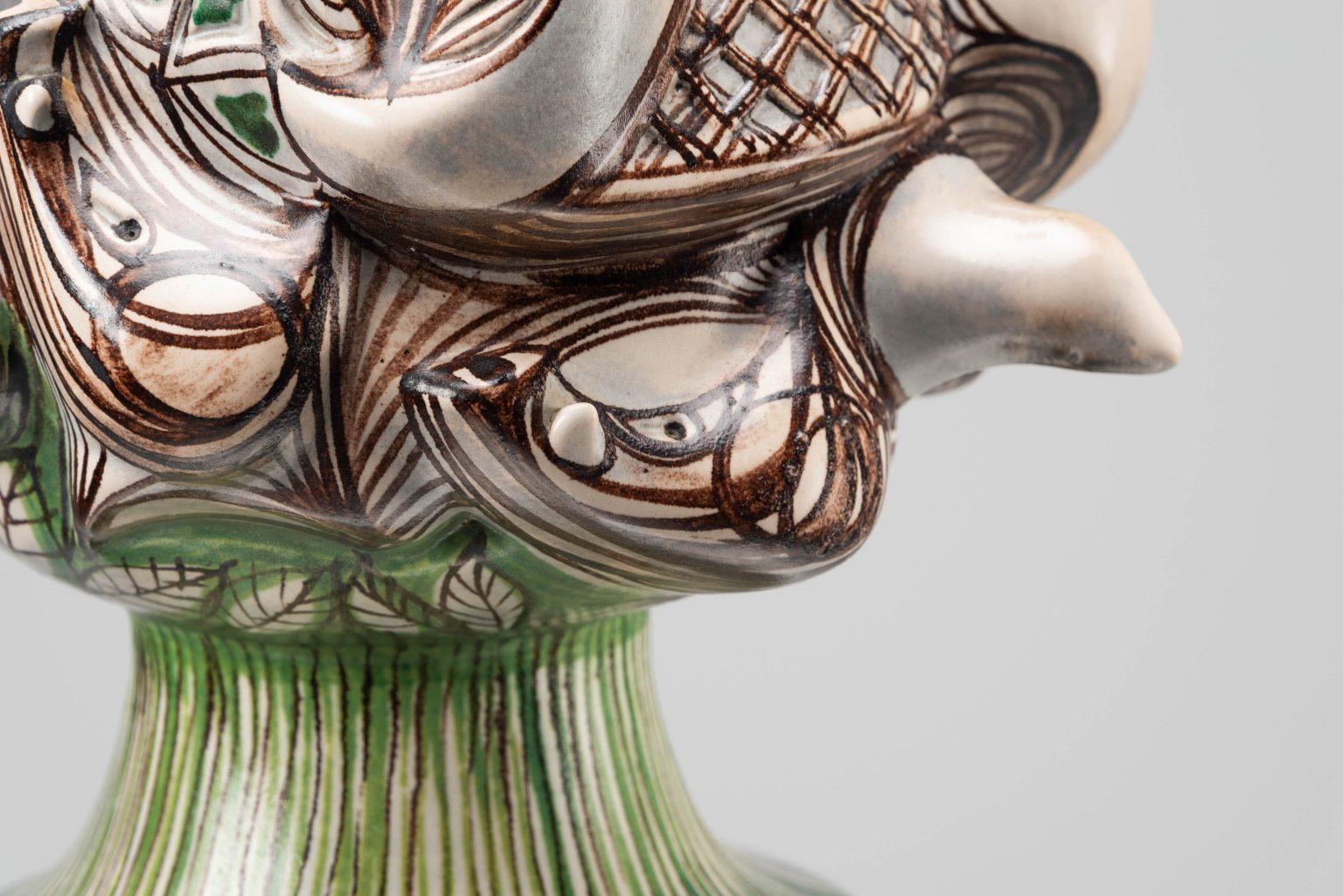 Fine XX secolo Scultura in ceramica di Vassura Faenza made in Italy 1976 in vendita