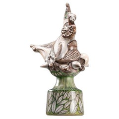 Vassura ceramic Faenza sculpture made in Italy 1976