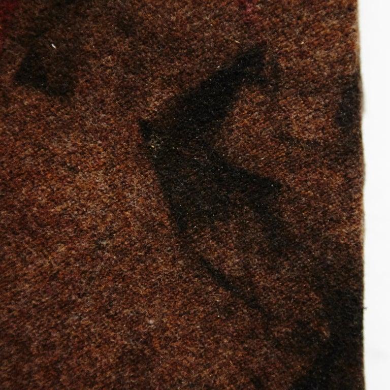 Vastian Peinture abstraite contemporaine Tissu et Wood, 2010 en vente 1