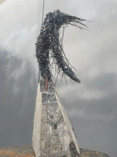 Will, escultura figurativa de escena, hierro y metal, 2026