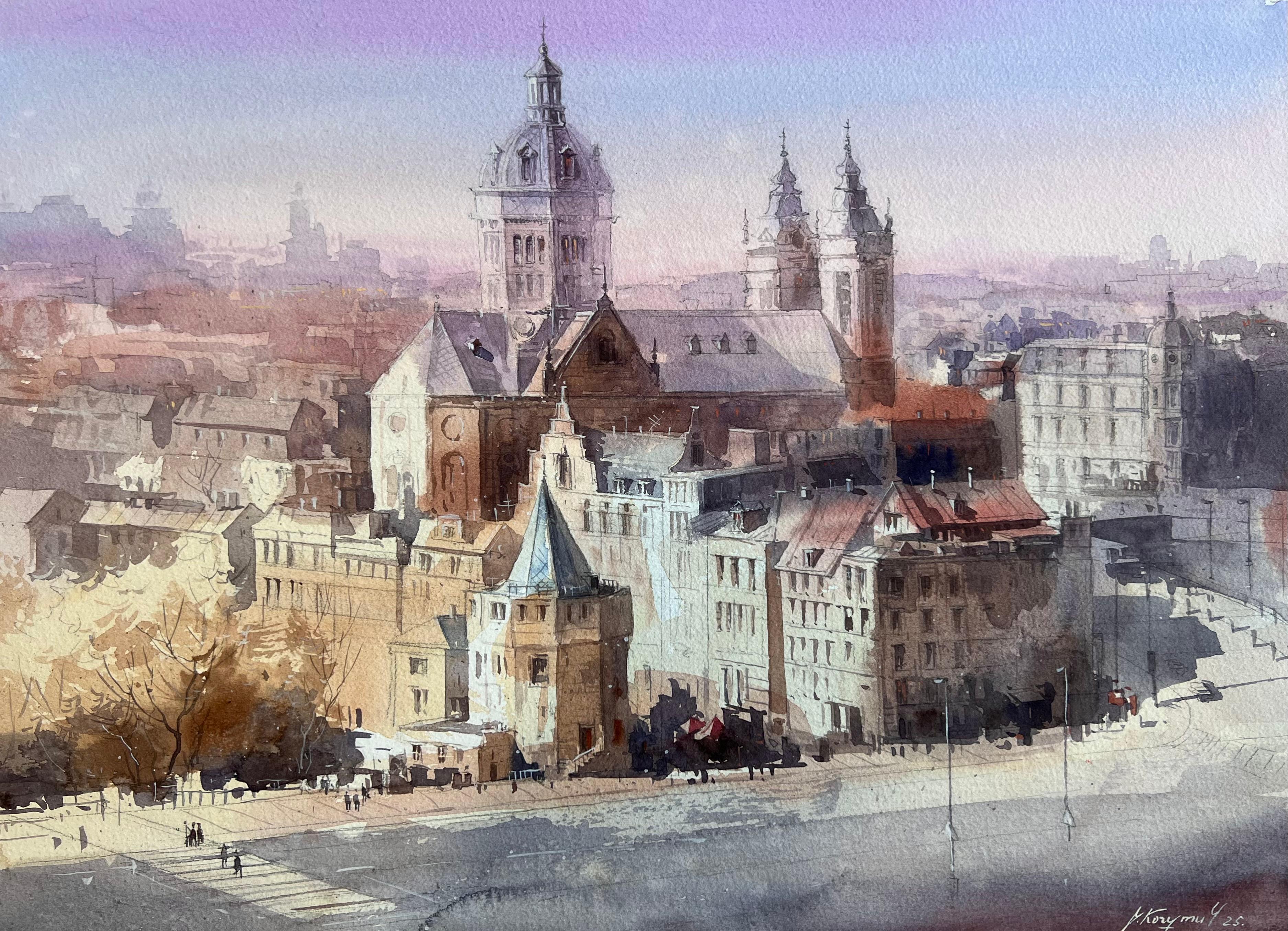 Figurative Painting de Vasyl Kohutych - "Amsterdam